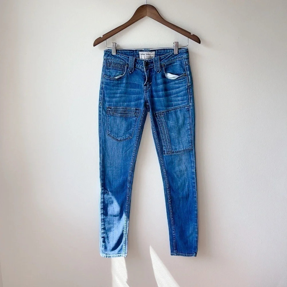 JIMMY  TAVERNITI | PATCHWORK SKINNY WOMEN'S JEANS